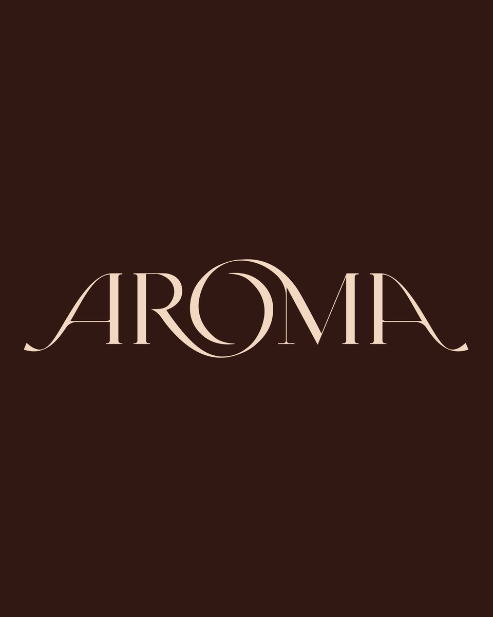 Biswajitdesigns's tweet photo. Aroma Logotype/wordmark Version 2
.
.
.#logotypes #graphicindex #visualidentity #thebrandidentity #logos #graphicdesigner #typeface #font #logo #types #typography https://t.co/MvGsBYKY08