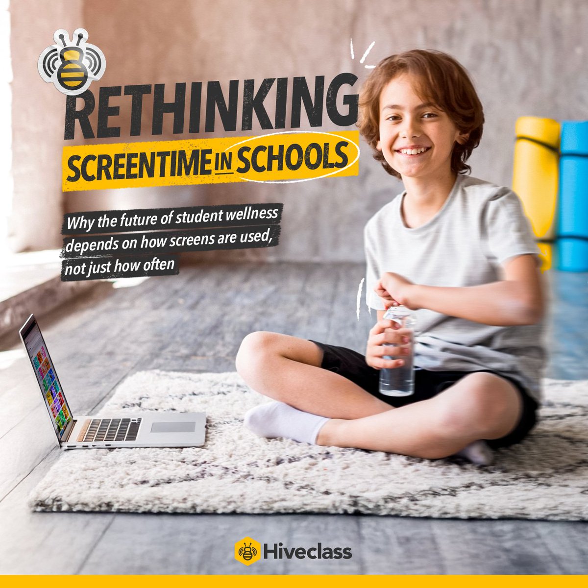 hiveclass's tweet photo. Screen time is not the enemy. 

Passive consumption is.

Our new blog dives further into how to rethink screentime in schools. Read it here: https://t.co/F1iREbrZNn https://t.co/6o6roFulzf