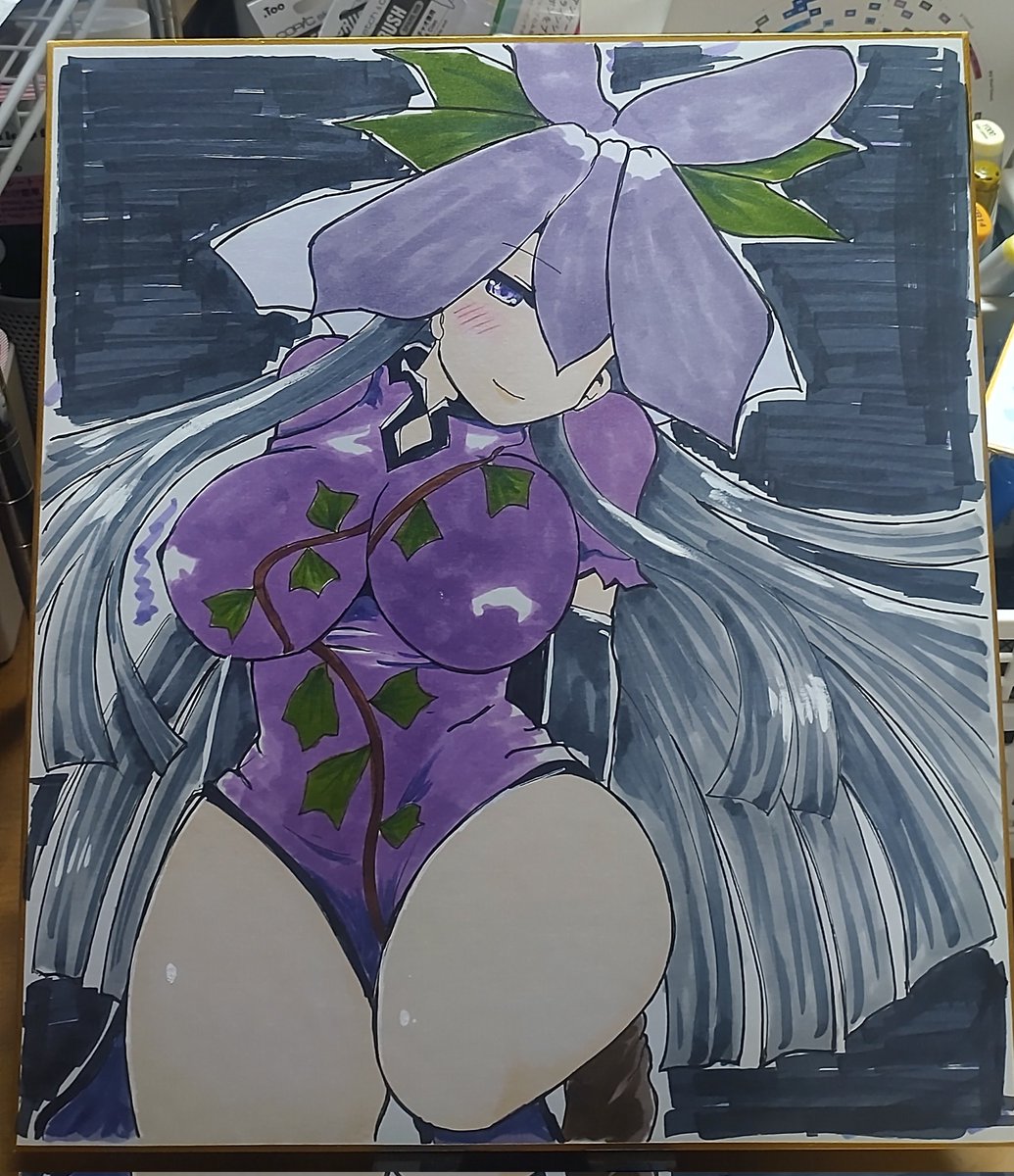 でけたー、色紙ー。

道具に振り回されている状況から抜け出せない……。 