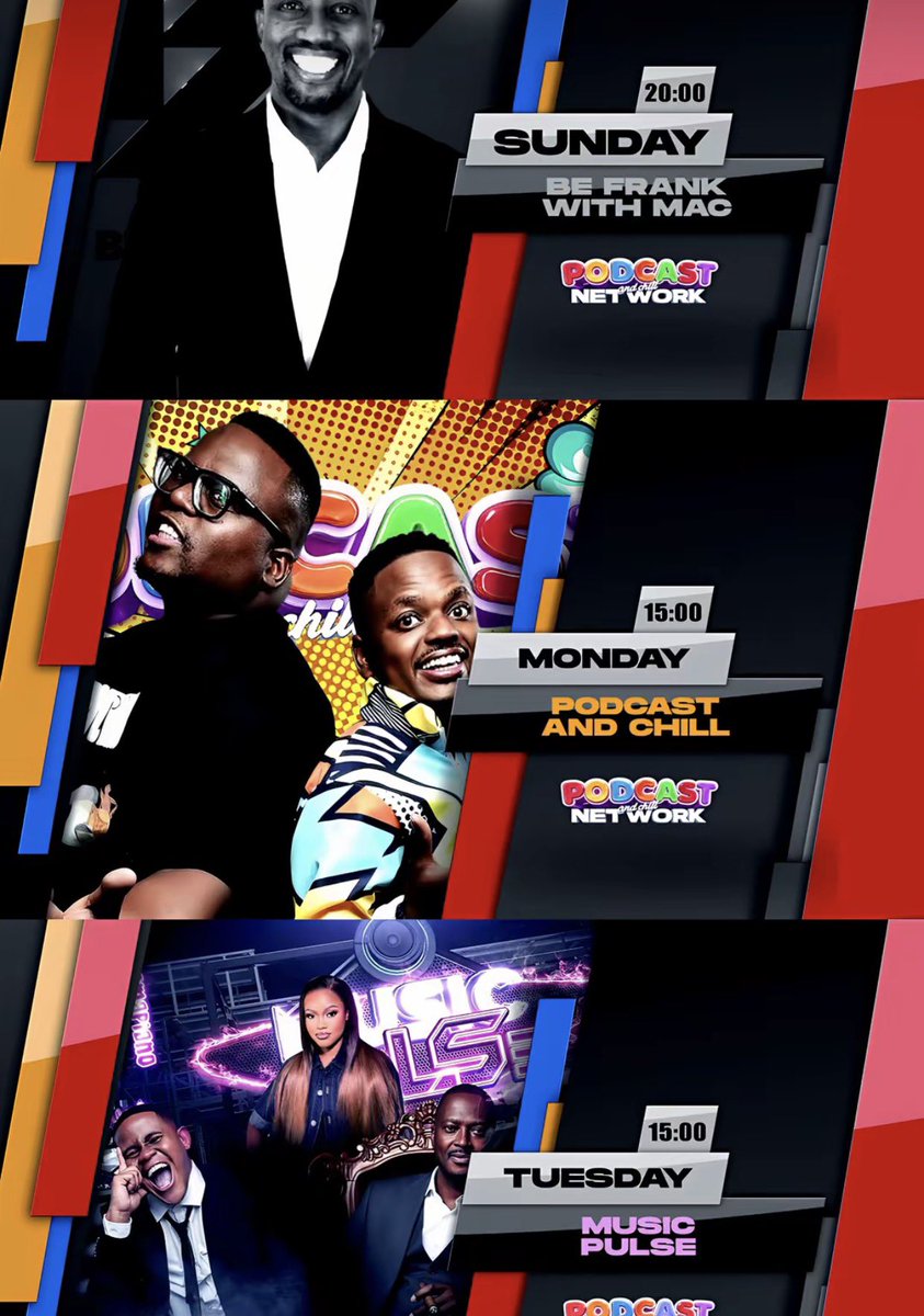 MacG is coming for everything, This is the new South African Brodcasting Channel! With this lineup, MacG needs a strong legal team.