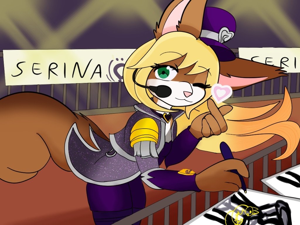 SerinaSqui14670's tweet photo. #Vtuber #VtuberFR #furryartwork  #furryartists #art #LeagueOfLegends   Voila un fanart de Sérina inspiré de league of legend https://t.co/U7FvL00zvK