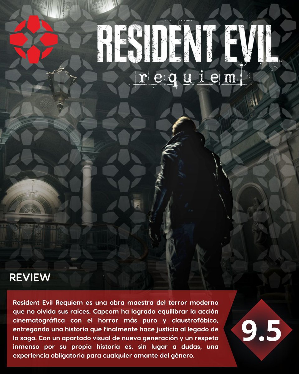 IGNLatam's tweet photo. Una nueva etapa comienza para Resident Evil, y Requiem deja claro que la fórmula todavía tiene mucho que ofrecer: un equilibrio interesante entre la tensión del horror y la adrenalina de la acción. Lee la reseña completa en nuestro sitio web. #IGNGaming https://t.co/IWmmBxCWzZ
