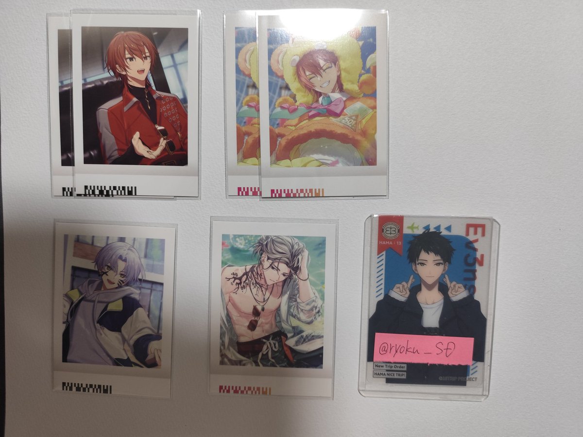 ryoku_SD's tweet photo. エイトリ　ぱしゃこれ　vol.2
交換　譲渡

《交換/買取》

求　90円/枚+送料または同種太緒（後）、雪風（後）

譲　前:練牙、可不可、七基、幾成、夜鷹、琉衣、糖衣
　　後:練牙、礼光、七基、潮、季肋、幾成、夜鷹、琉衣

⚠箔押し求めておりません https://t.co/DTvKWDsNqA
