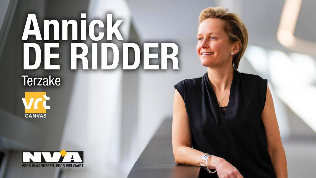 Kijk vanavond om 20 uur op <a href="/vrtcanvas/">VRT CANVAS</a> naar Vlaams minister van Mobiliteit <a href="/AnnickDeRidder/">Annick De Ridder</a>. #terzaketv