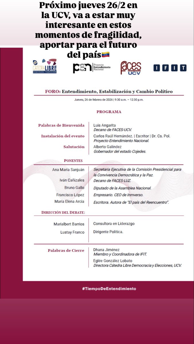 María Elena Arcia P tweet media