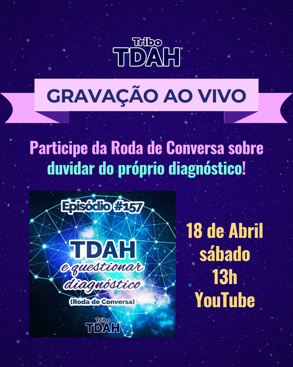 Tribo TDAH® - Apoia.se/TriboTDAH tweet media