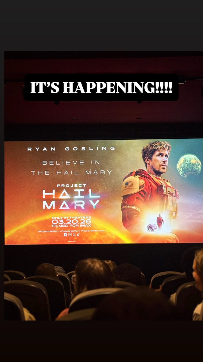 maudegarrett's tweet photo. #ProjectHailMary is my fave standalone book of all time. 
This movie needed to be perfect. 

I’m giddy to say: This movie faithfully &amp; brilliantly adapts the book. I loved everything about it! Gosling is SO perfect as Ryland Grace. 

I laughed, cried, laugh-cried the whole time! https://t.co/dikasWFBmU