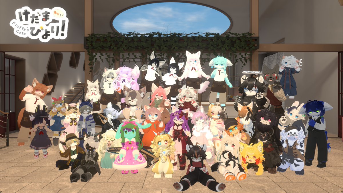 Fluffy's Cafe けだまびより tweet media