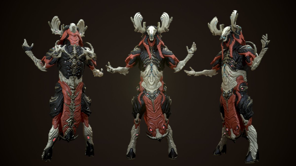 Erneix14's tweet photo. i just finished reworking Oberon Coven skin i uploaded years ago i hope you guys like the new style i did on this.#tennogen #tennocreate #Warframe https://t.co/UIklhXPa0E