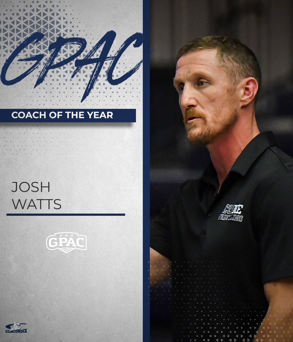 cunebulldogs's tweet photo. 🏅 GPAC COACH OF THE YEAR! 🏅

Congrats to @CoachKiloWatts! 🙌