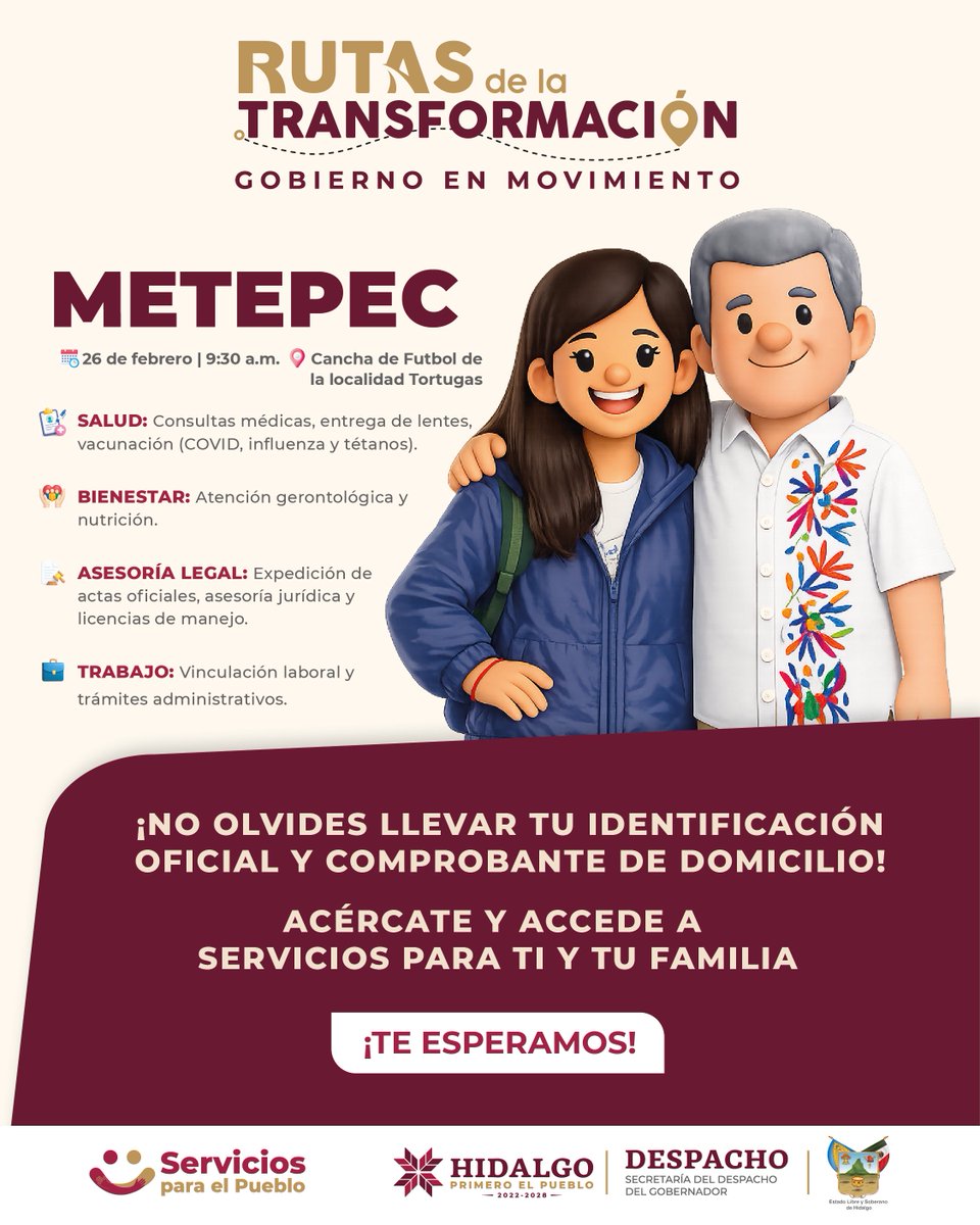 La Feria de Servicios concentra trámites, orientación y atención directa en un solo espacio, para facilitar gestiones y ahorrar tiempo a las familias. 🤝

Acércate, infórmate y aprovecha. Un gobierno útil es el que está presente en el territorio. 🏛️

#PrimeroElPueblo