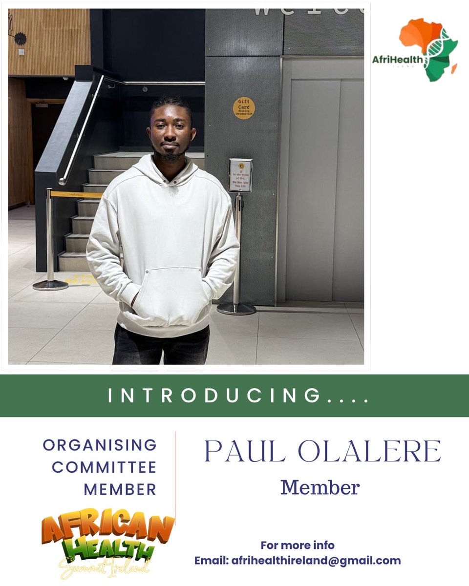 AfriHealthIre's tweet photo. We are pleased to introduce some of the members of the Organising Committee for the African Health Summit Ireland 2026
Save the Date: 10 July 2026
The journey to 2026 continues — and we’re building it together.
#AHSI2026 #HealthLeadership #GlobalHealth #workforcesustainability https://t.co/LwhgwjQcoD