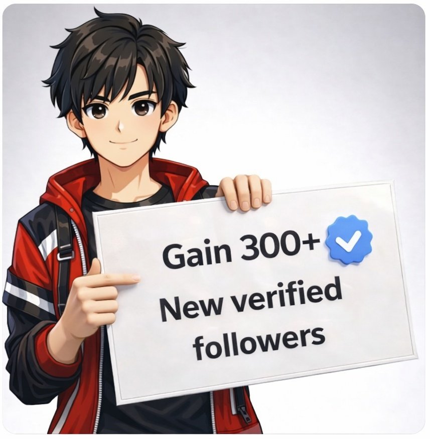 Need 300+Verified Followers🤝

Drop a “HI” right now!

Follow back guaranteed 🤝
Let’s build a powerful community 💯