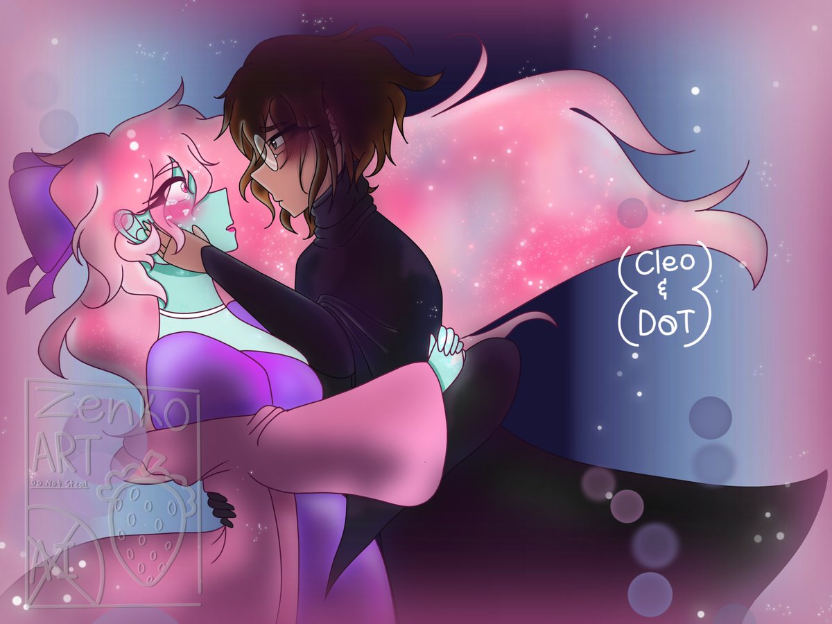 Zenko_ZONE's tweet image. I don’t make much fanart, but @midstpodcast 
  has giving me masterpieces and I need to bring it out there! 
I did my best to draw my favorite ship, Cleo and Dot, they makes me ugly cry half the time…so thank you Third Person. Can’t wait for season 3… 
#Midst #Unend #fanart