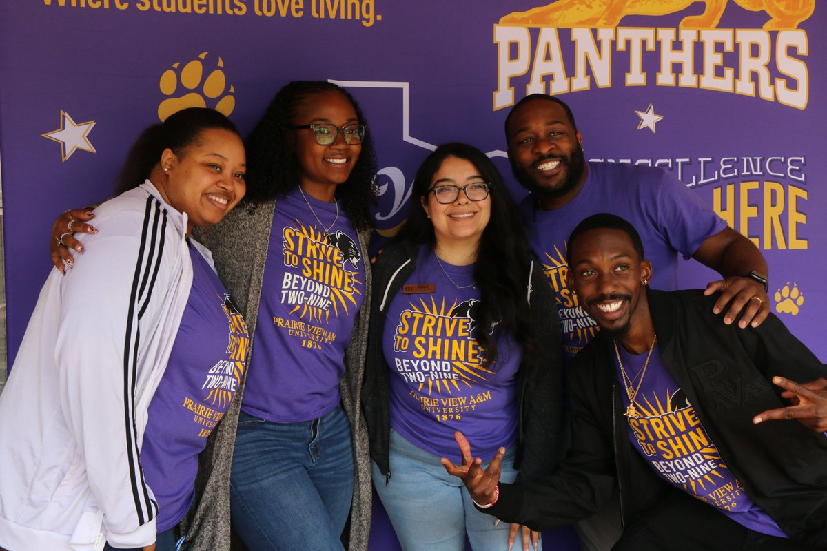 PVAMUAdmissions's tweet photo. From future Panthers to proud alumni, the PVAMU community came together in a big way for Pantherland Day. 

Catch the full story + photos at https://t.co/gt1Li2a1Fu https://t.co/w5ohVvjoIf