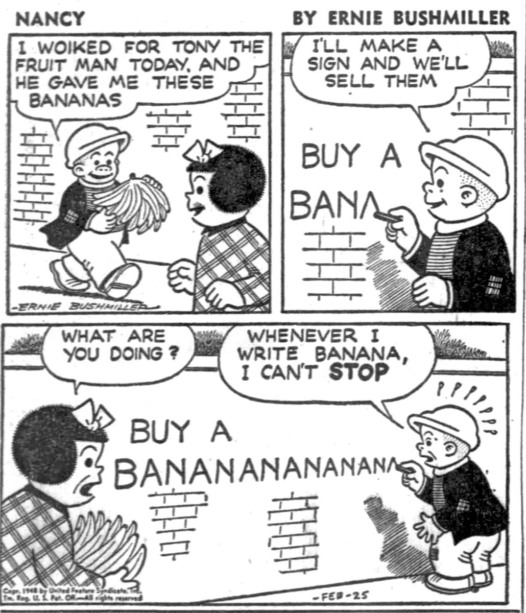 Nancy By Ernie Bushmiller 
February 25,1948