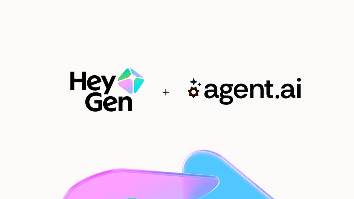 crabfisher's tweet photo. Announcing our strategic partnership with @AgentDotAi 

HeyGen video is now available on Agent AI. https://t.co/IH1pLlhaxp