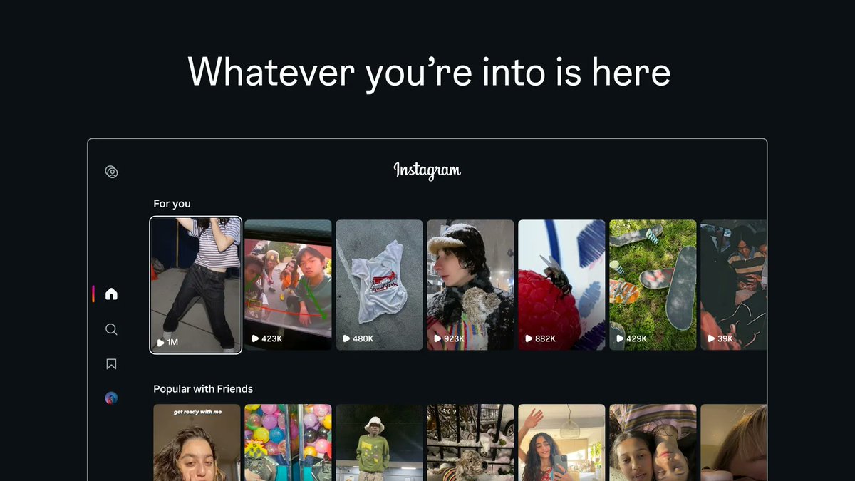 SaudiAndroid's tweet image. 🚨🚨 رسميًا : إطلاق تطبيق انستقرام على التلفزيونات الذكية بنظام قوقل TV.📺🟣🟠

#instagram #GoogleTV