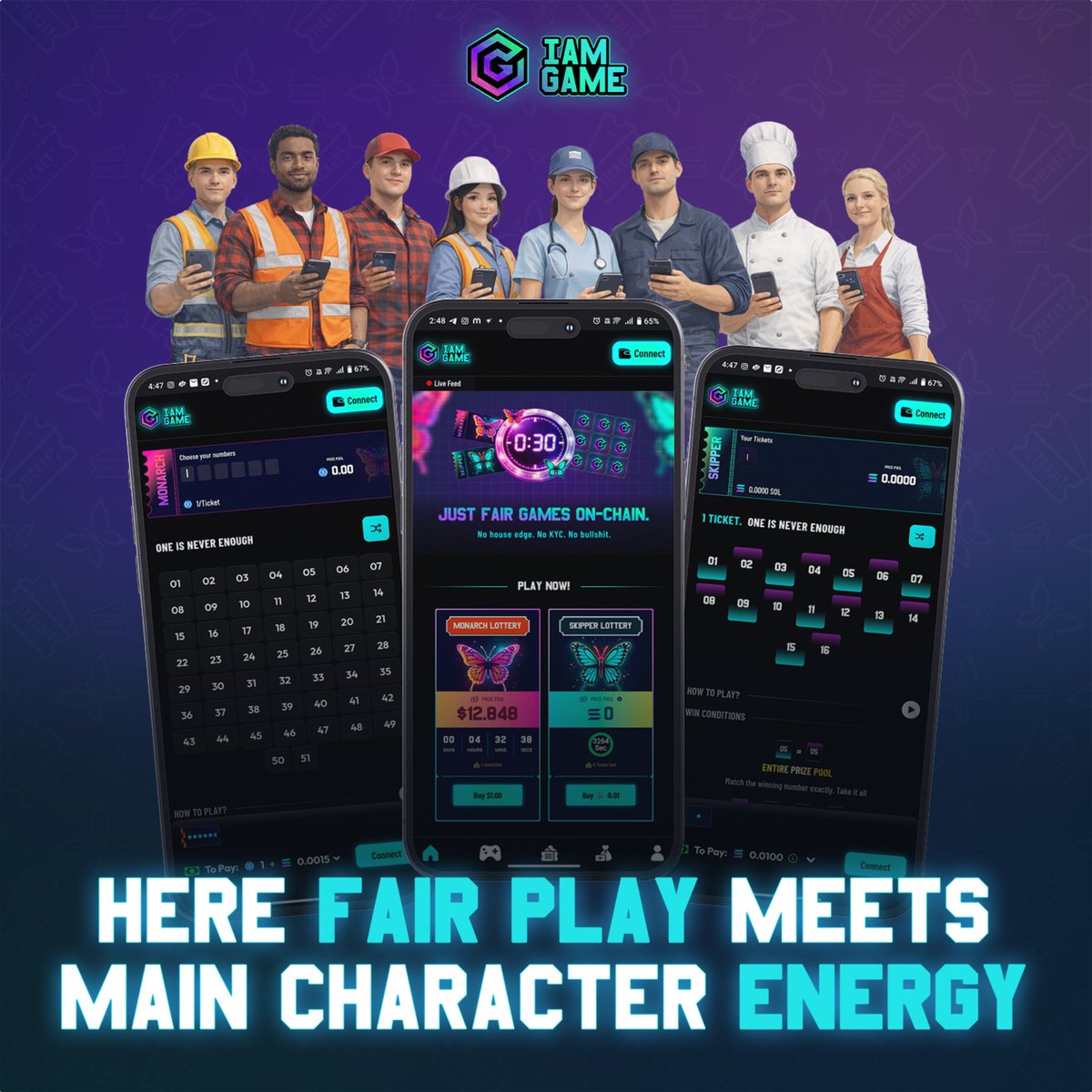 Finally, a game where fairness isn’t optional.

Play fair. Play bold. Play IAMGAME!