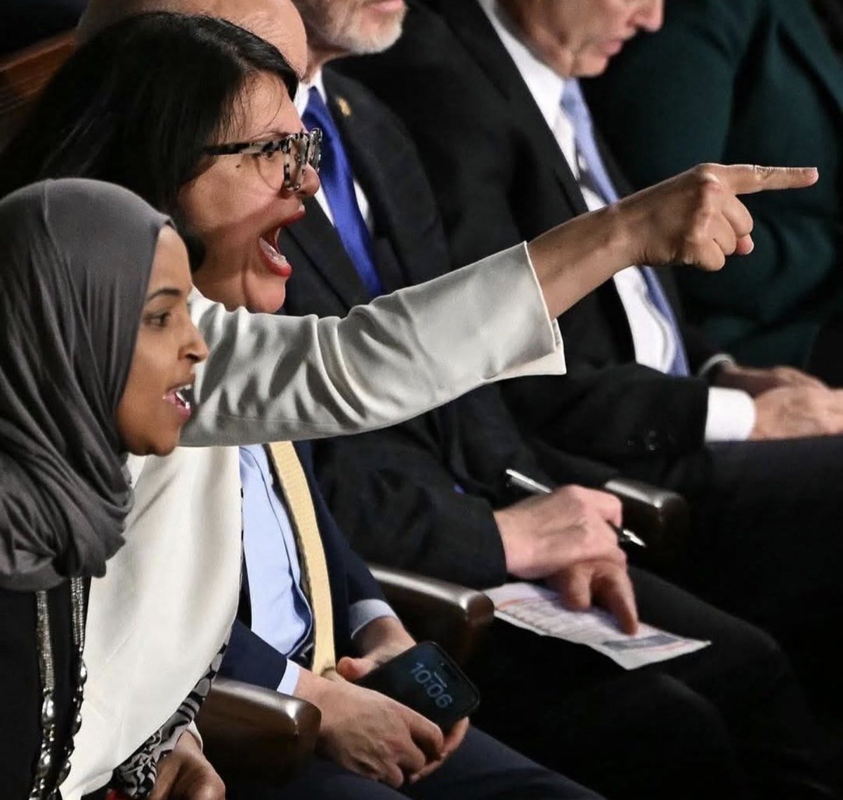 atensnut's tweet photo. Tormented, wretched Degenerates who don’t belong in Congress.   

Begs the question:   “Who’s Your Daddy!”  
😂😂😂😂 https://t.co/GBA2tiGib9