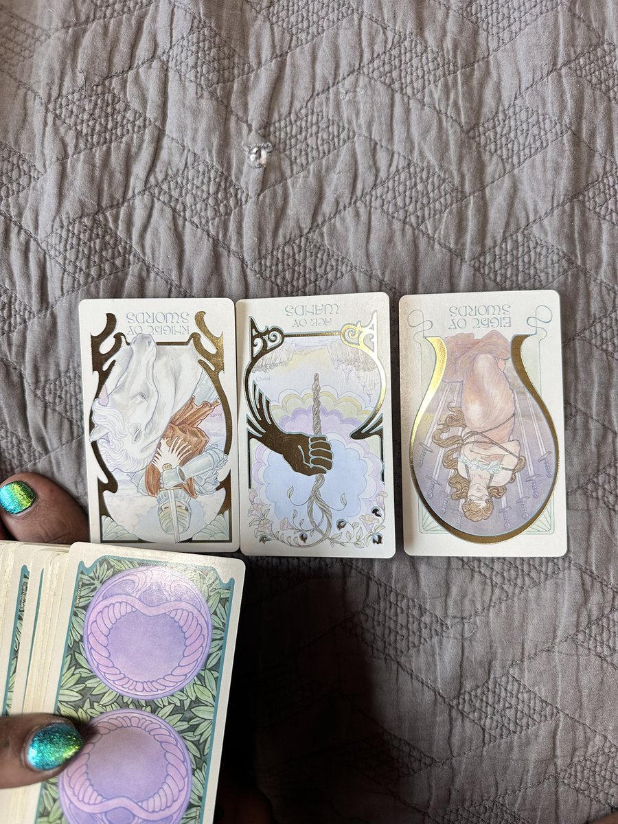 shellanfire's tweet photo. Here is today’s three card pull. If you are  looking for guidance or if you hear the cards calling DM me for your own personal reading

sliding scale.

#TarotReader #SpiritualGuidance #IntuitiveReader
#MindfulLiving https://t.co/di4nRZT9cg
