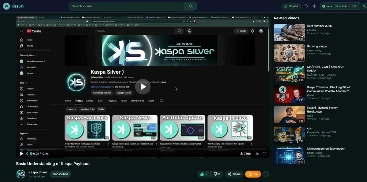 A special someone is officially on Kasshi.io👀
Get in there and show some love!

Welcome <a href="/KaspaSilver/">Victor Resto</a> 

$KAS