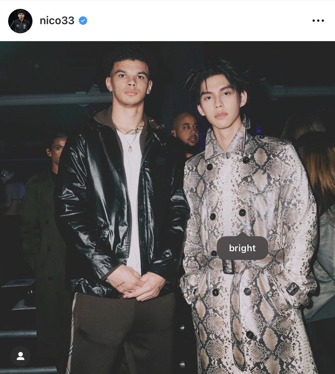 ก็เว่อร์อยู่นะคะคุณน้า nico o'reilly แทกหาด้วยอ่า 😍 mutual friends กันแล้วด้วย ฟีลดาร์บี้แมตช์งี้เลยยย 5555555555 

#bbrightvc