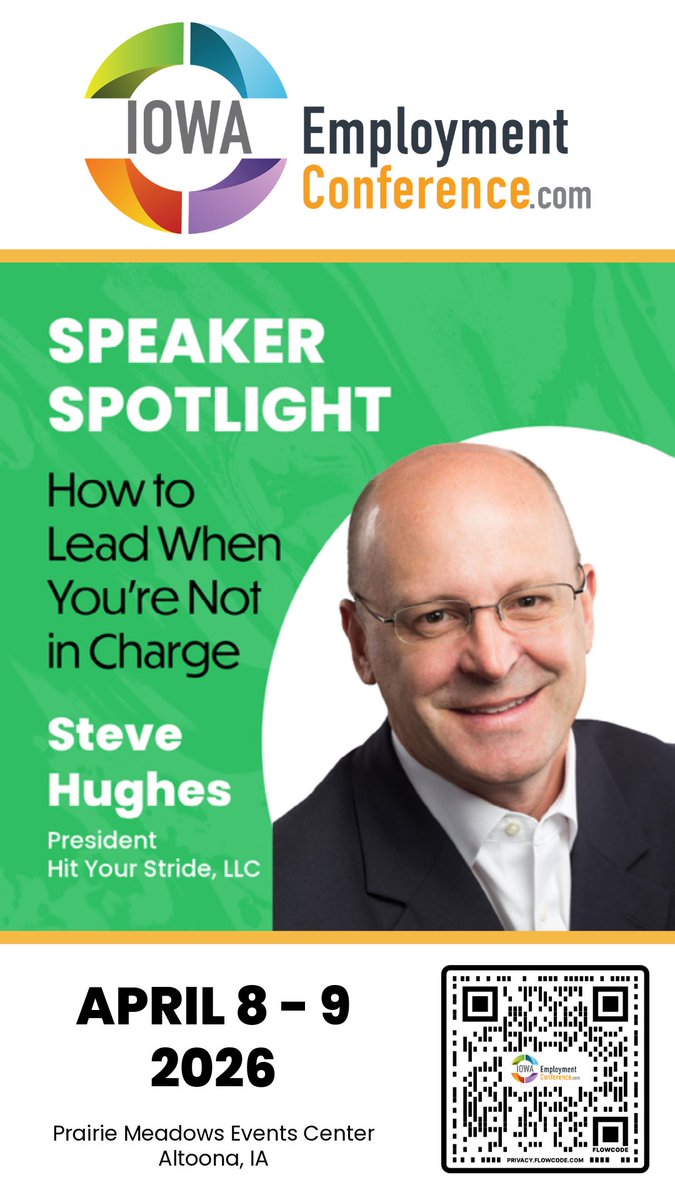 Steve Hughes, with Hit Your Stride, LLC., will be teaching on leadership at the #IEC2026 on April 8–9!

Read more about the speakers - conta.cc/4kej4bz

Register - conta.cc/4kbu6ya