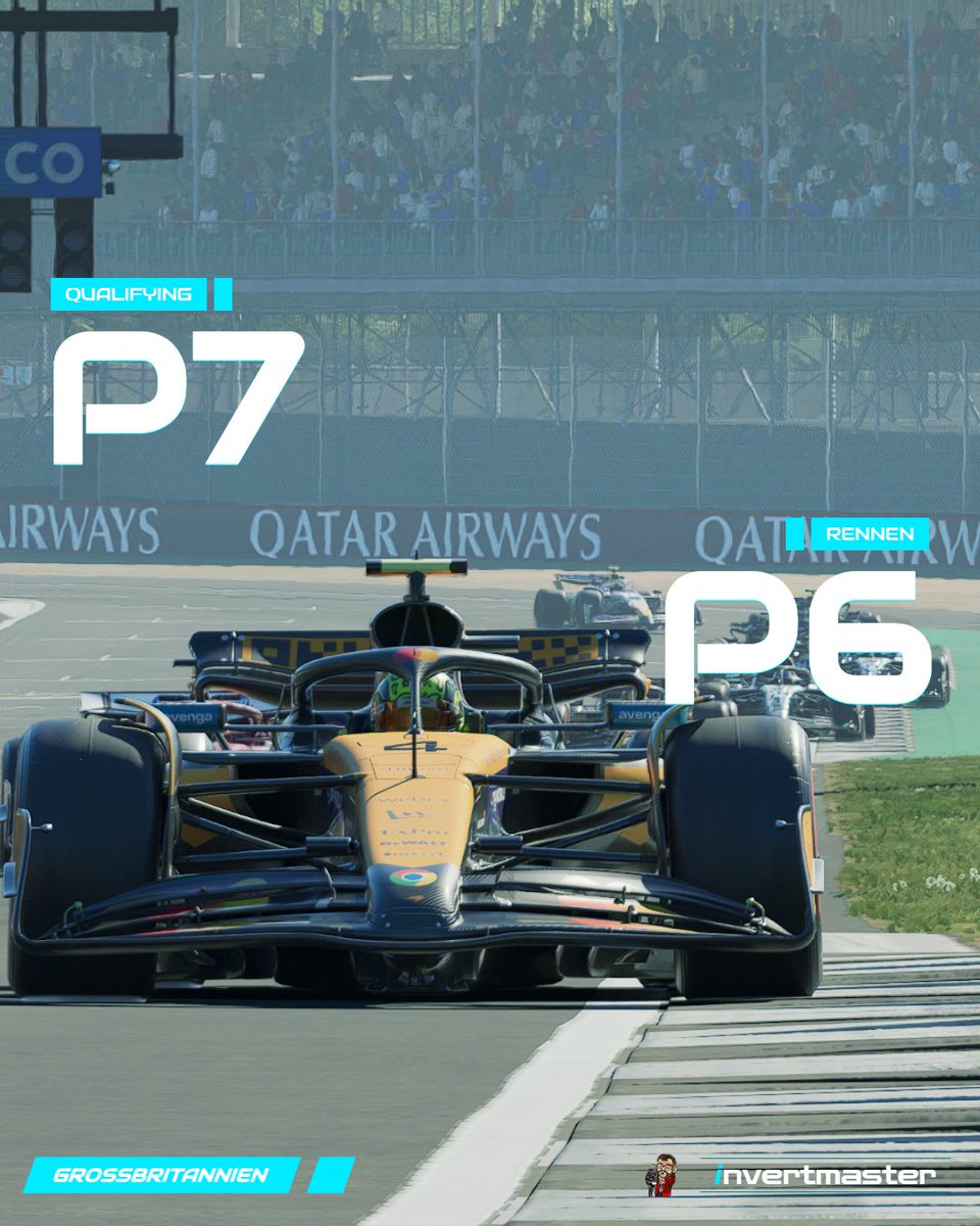 Silverstone ruft – und <a href="/invertmaster/">invertmaster</a> fragt sich: Großes Steigerungspotenzial oder wieder mal haarscharf an den Punkten vorbeigeschrammt? 

#GloriaWM #BritishGP 🇬🇧 #F1 #F125