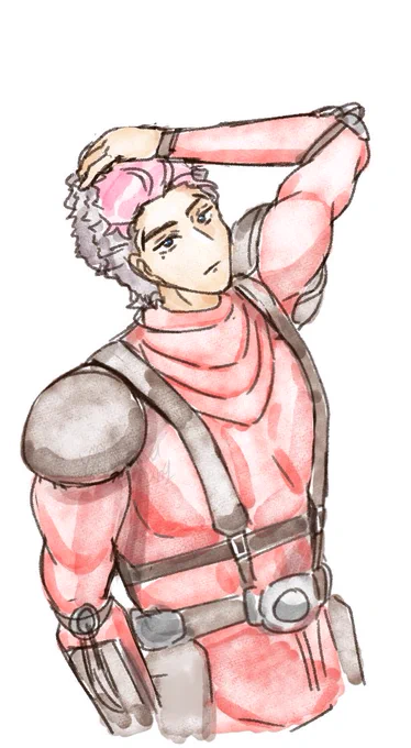 グエル・ジェターク (配信で描いたヤツ)