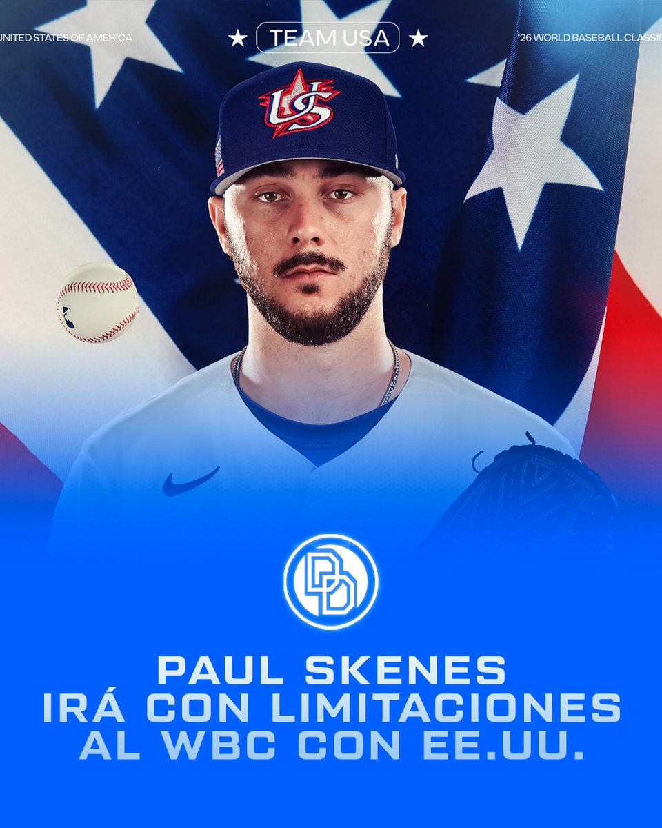 DiamanteDeport1's tweet photo. ¡Otro golpe considerable para Estados Unidos en este Clásico Mundial!

Paul Skenes solo lanzará dos encuentros con el equipo norteamericano, uniéndose a Skubal como piezas claves con limitaciones

#DiamanteDeportivoRD https://t.co/lJNubESisd