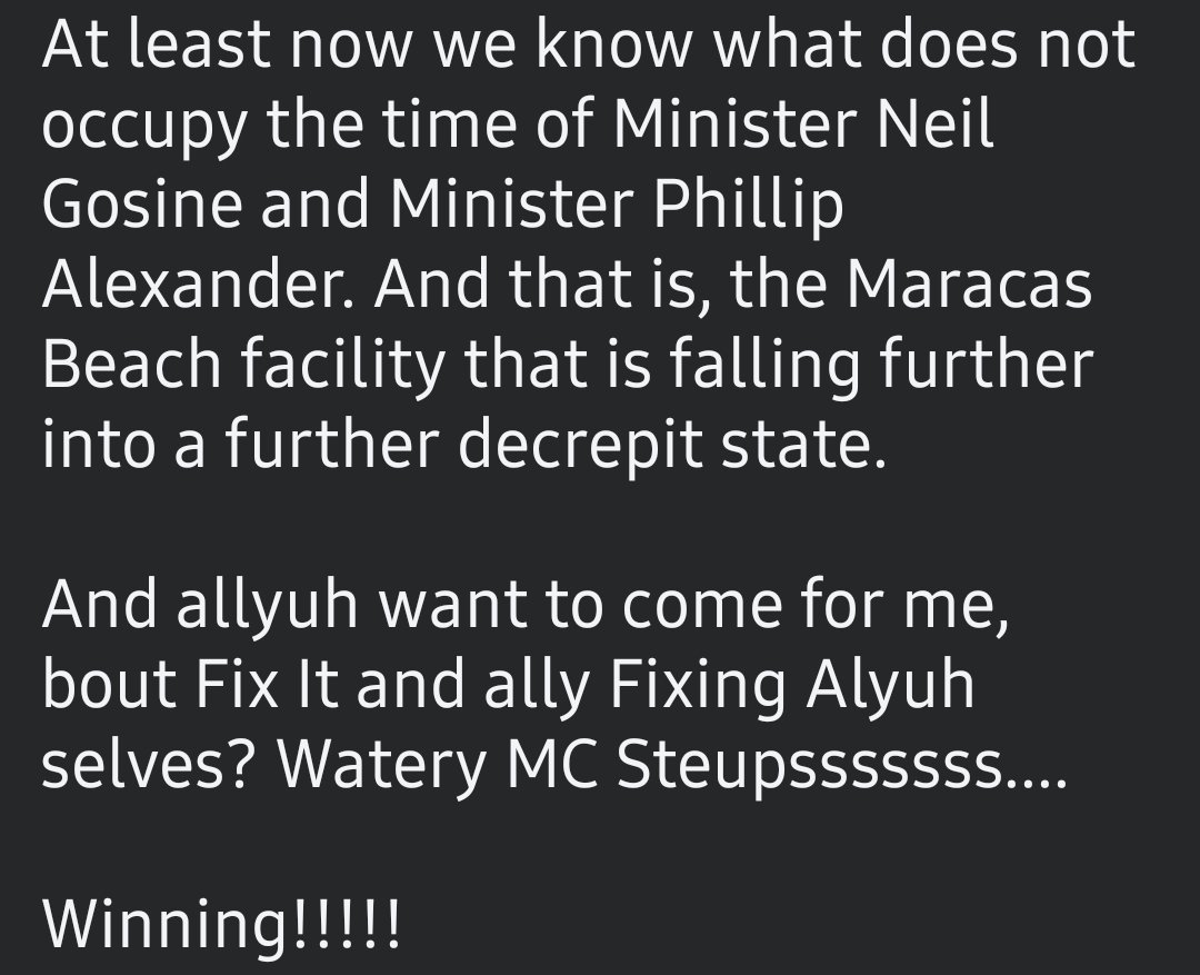 John868tt's tweet photo. 🤣 Allyuh leave Randall Mitchell alone eh🤣 man say allyuh watery MC wii🤣🤣🤣
Meh chest🤣🤣 https://t.co/poCa9jx76a