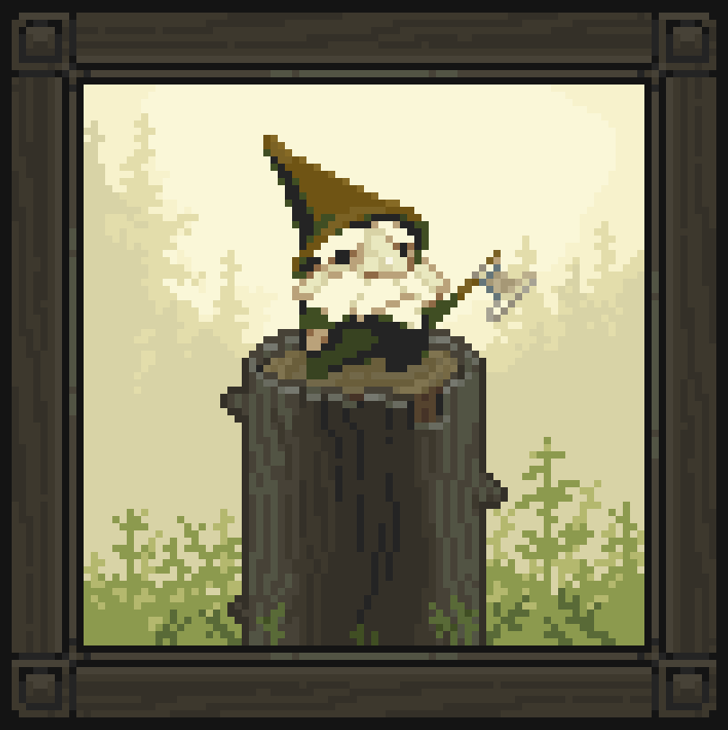 I plan to draw some gnomes next month #pixelart #ドット絵