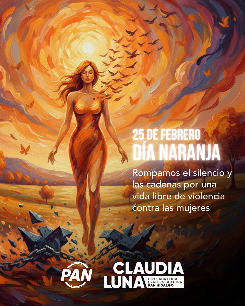 🟠 La violencia de género no es amor, no es normal, no es inevitable. Hoy celebramos la libertad de todas las mujeres que deciden volar alto, seguras y respetadas. Únete a la campaña: cada 25 es un paso hacia un mundo sin miedo.

#dianaranja #bastadeviolencia #niunamenos