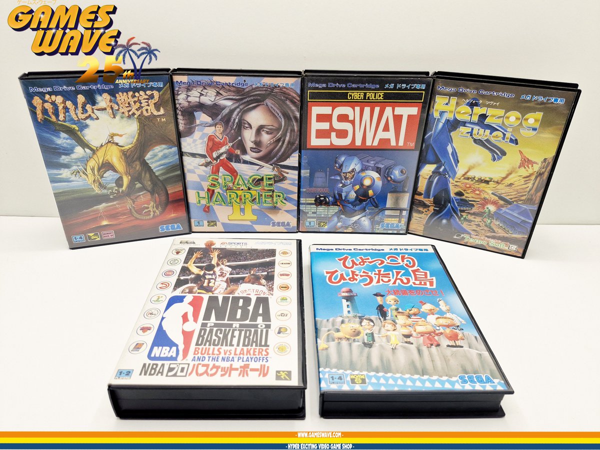 🚨Encore un Restock SEGA Mega Drive 🇯🇵😍
➡️Gunstar Heroes, Monster World III &amp; IV, Battletoad, 
Quackshot, ThunderFox, Daimakaimura, Eswat, 
Golden Axe, Sonic, Ecco, Arcus Odyssey, Hokuto no Ken, Phantasy Star III...
DISPO⤵️
gameswave.com/list.php?cat=r…

#Retrogaming #SEGA #MegaDrive