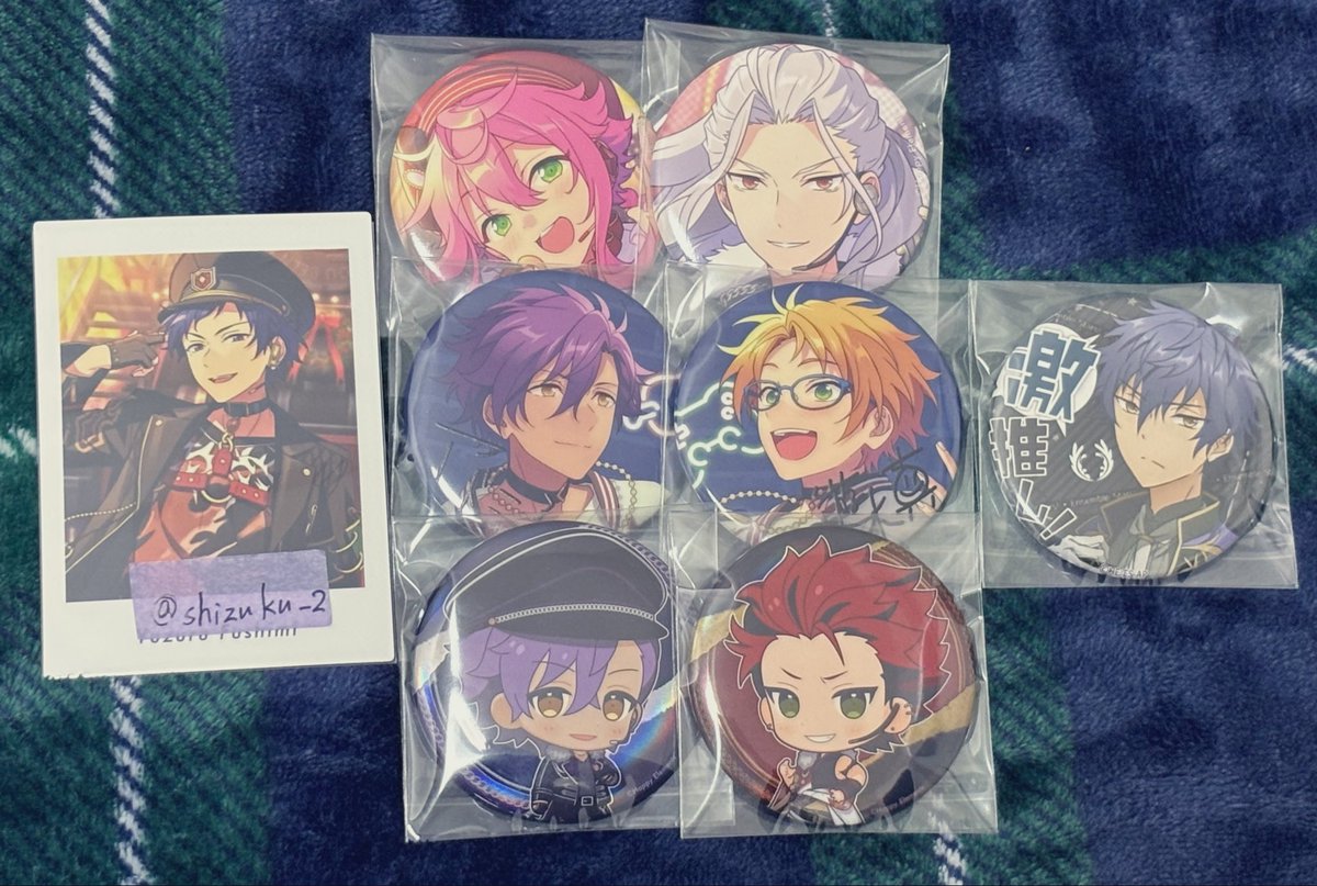 あんスタ グッズ 交換 買取 缶バッジ 譲:画像(桃李/凪沙/アドニス/真