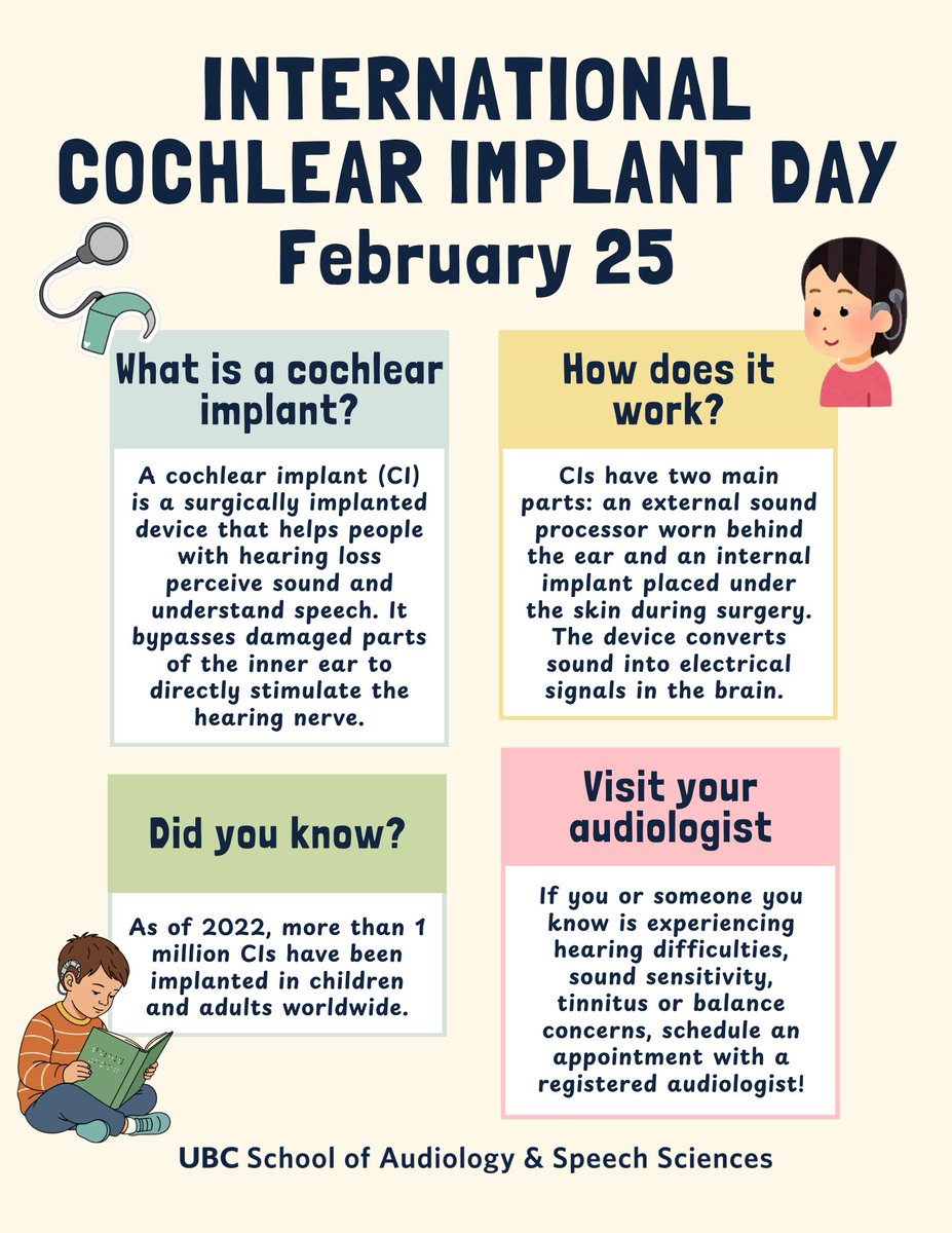UBC_Sass's tweet photo. #InternationalCochlearImplantDay https://t.co/MWfXHSppGK