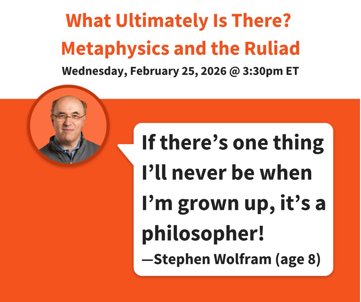 Stephen Wolfram tweet media