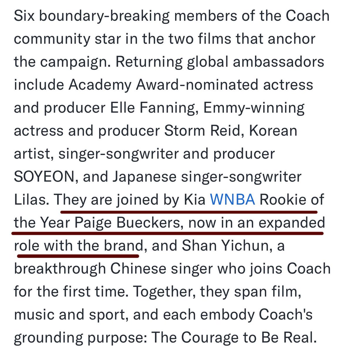 Coach loves her, she's promoted 😂