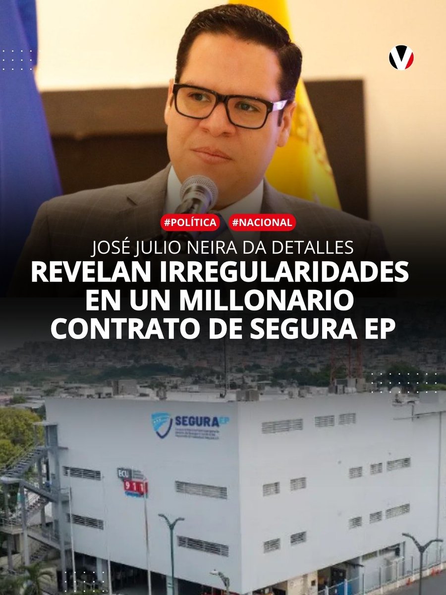 🗣️ José Julio Neira, secretario de Integridad Pública, reveló las irregularidades que el Sercop detectó en un contrato de Segura EP, del Municipio de Guayaquil, por USD 17 millones. Aquí los detalles: f.mtr.cool/cdoukowvsl