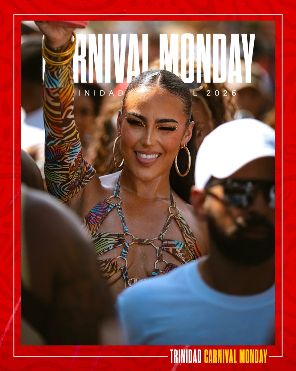 LucyAndVagabond's tweet photo. Best Monday in the world 🇹🇹
#TrinidadCarnival2026 https://t.co/eyJxBbcRlo