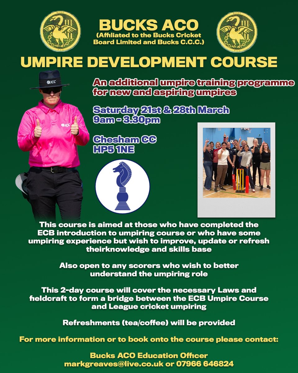 Bucks Cricket tweet media