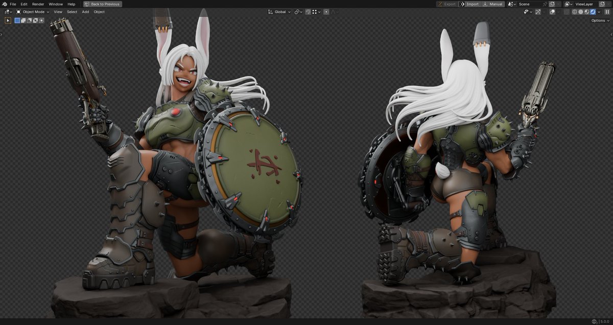 Mirko (WIP) 🐰🔥
Based on artwork by <a href="/Lazy_Ikeda/">Lazy_Ikeda | comm open</a> 

#Mirko #ミルコ #mha #DOOMTheDarkAges