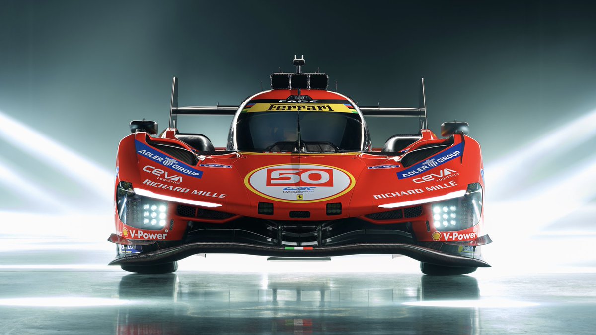 Up close, the 2026 #Ferrari499P

#FerrariHypercar #WEC