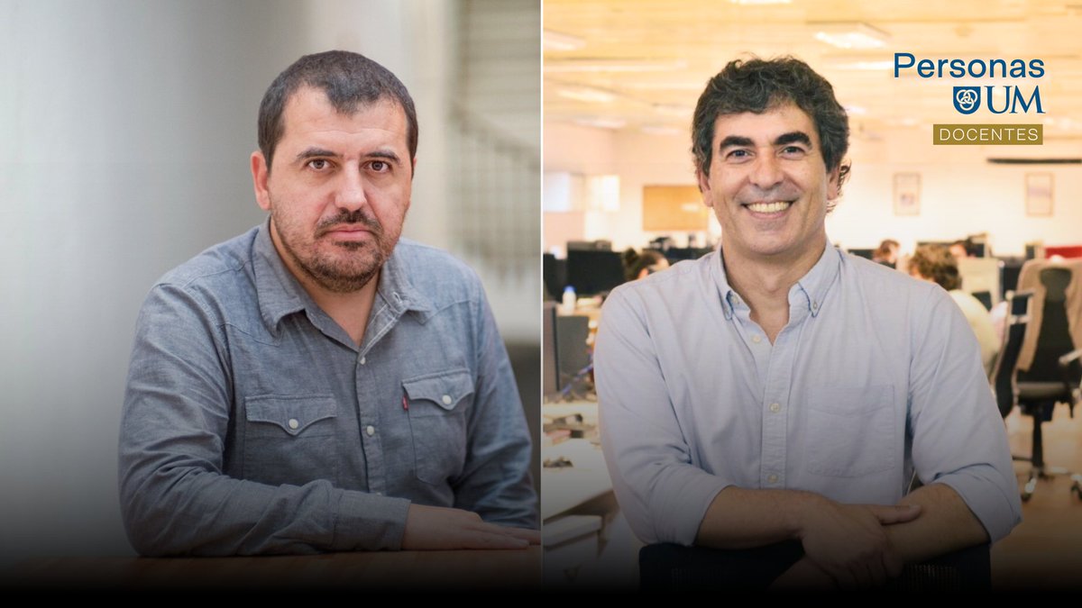UnivMontevideo's tweet photo. Lucas Silva @LucasMartinSil y Martín Aguirre @maguirreh.

Dos referentes del periodismo en Uruguay. Un mismo compromiso con la formación de nuevos comunicadores✨.

Hilo🧵 https://t.co/c5vwhBnKgv