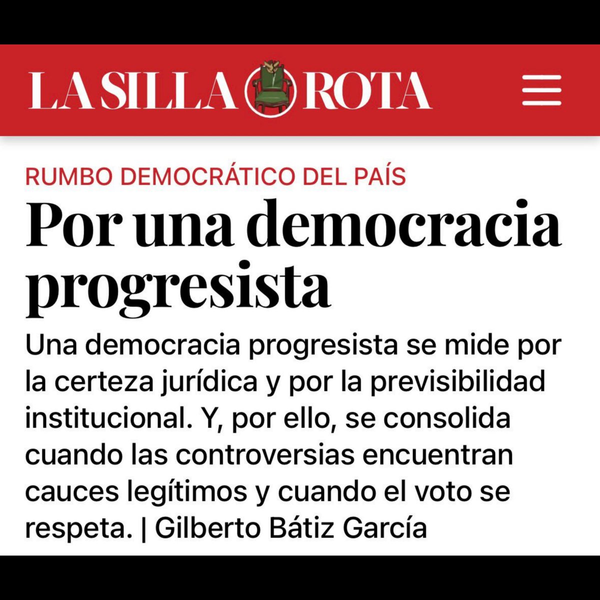 Gilberto Bátiz García tweet media