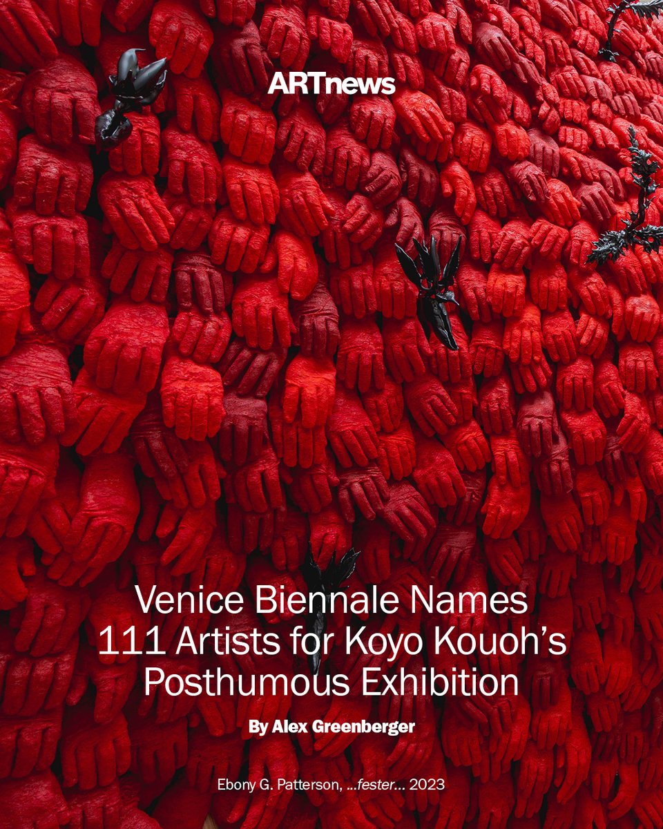 The Venice Biennale, the world’s most important art exhibition, has officially named the 111 artists participating in its 2026 edition.

See the list of artists here: artnews.com/art-news/news/…