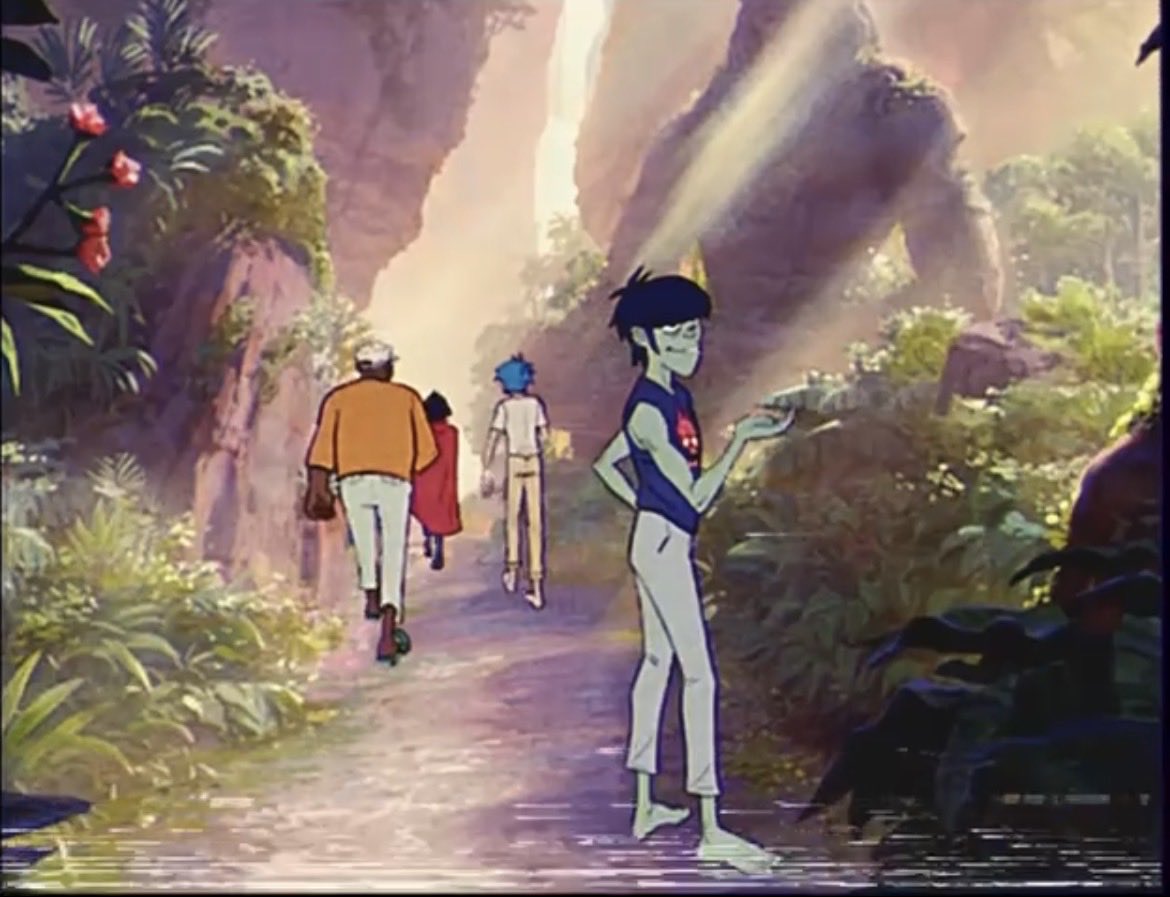 Ardeens4's tweet photo. Who is he blowing a cheeky kiss to? Murdoc you animal https://t.co/HLjPZHiT3p