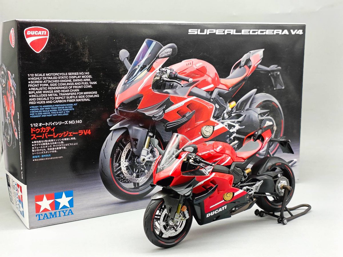 hobbystationth's tweet image. 🔥Pro Built Tamiya 1/12 Ducati SUPERLEGGERA V4🔥
.
#HobbyStationth #ProBuilt #Motorcycle #Tamiya #Ducati