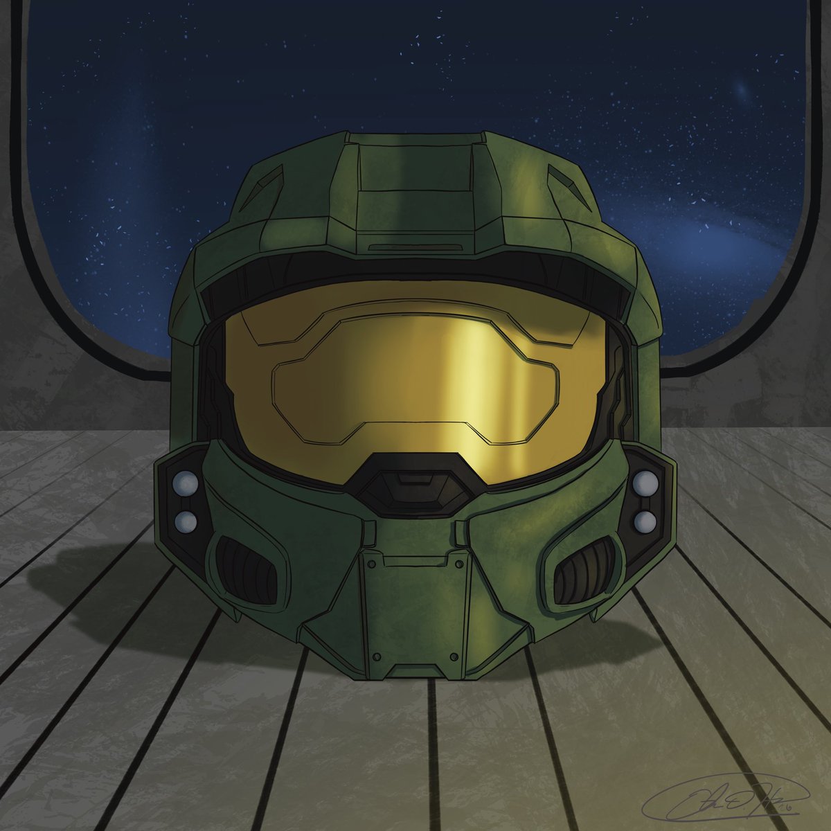 EthanHopper_Art's tweet photo. Master Chief

You would think that I wouldn't have forgotten to post the main man himself but I definitely did! 😂

Nothing comes close to
being as epic as Master Chief with some electric guitar in the background.

#halo #halospotlight #masterchief #illustration https://t.co/d8qLa1ZvFL
